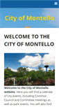 Mobile Screenshot of cityofmontello.com
